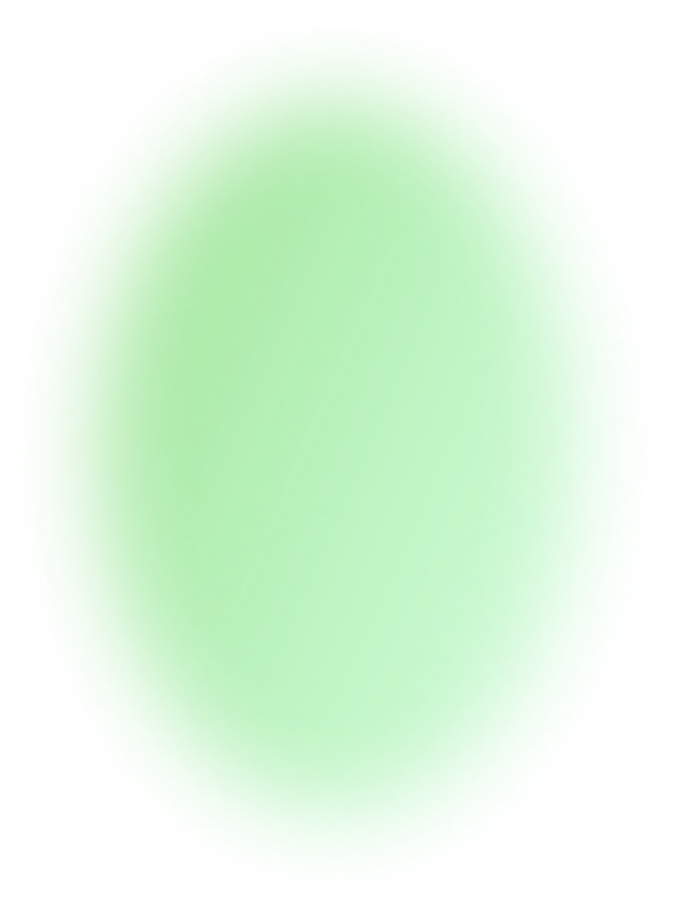 elipse verde com borda desfocada